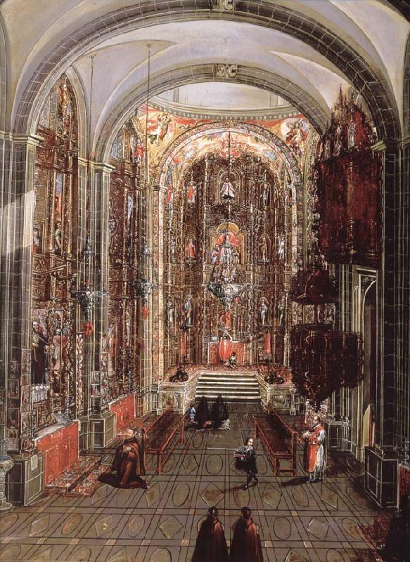 unknow artist This painting Allows us to picture the interior of a church in new spain